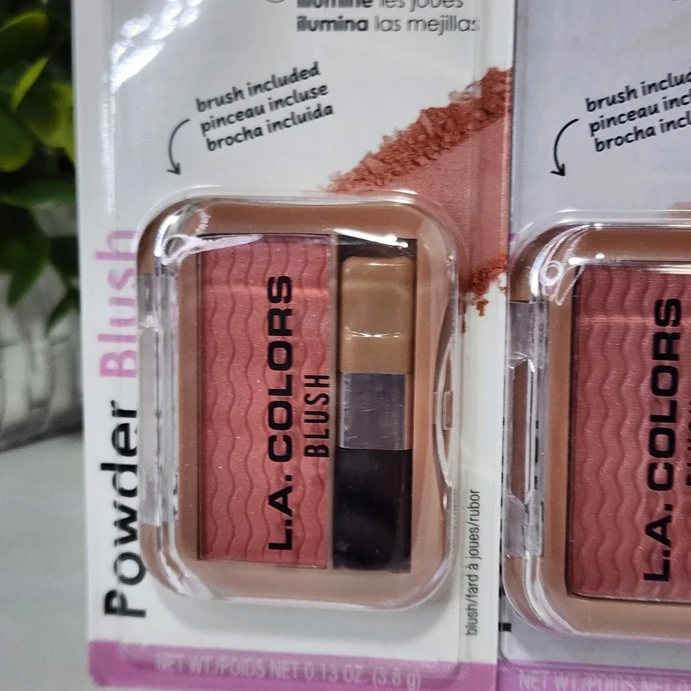 L.A. COLORS Powder Blush - Toast C62237 ~ 0.13 oz ~ Lot of 2 ~ New